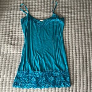 Large blue Bozzolo tank top.